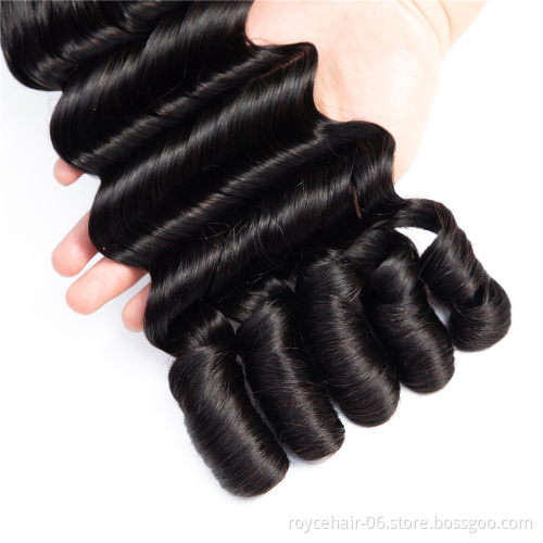 Fumi Hair Deep Curly Weave Super Double Drawn Brazilian Virgin Human Hair Extension